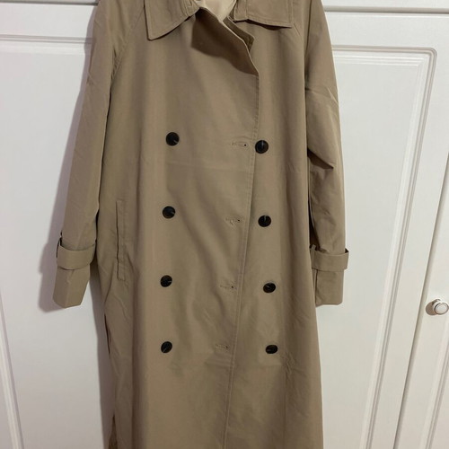 H&M trench coat like new, beige, size S