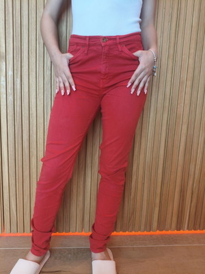 Παντελόνι Edward Jeans κόκκινο υφασμάτινο μέγεθος S σαν καινούργιο