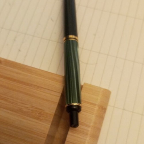 Pelikan K200 Green Marbled Ball Point Pen like new