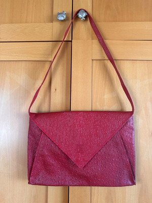Τσάντα Fendi Vintage κόκκινη μεταχειρισμένη