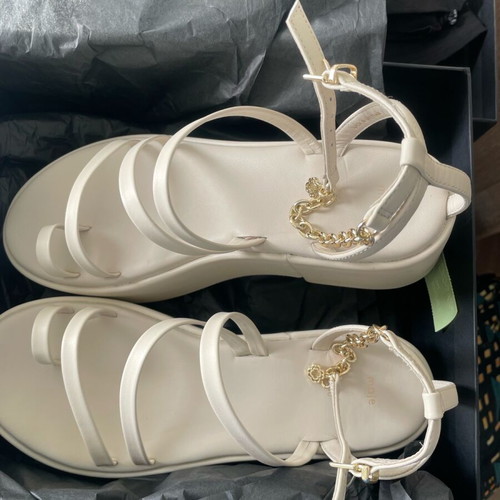 Maje platform sandals new, size 40, white