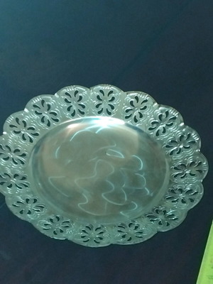 Metal decorative plate 18cm used with beautiful design