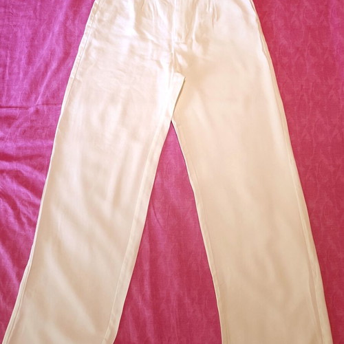 Stradivarius summer pants white like new