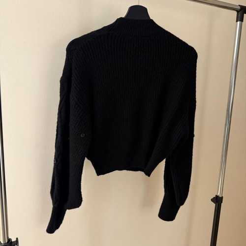 Knit black crop sweater Spell by Access Fashion like new, size M/L