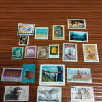 Foreign stamps used, 19 different