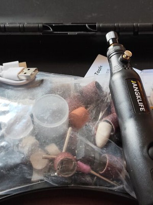 JANGKLIFE Mini Drill & Rotary Tool Set New with Accessories and Storage Case