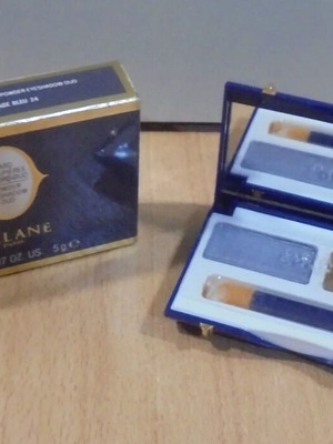 Orlane παλιό σετ με δύο σκιές ματιών No24 Vert Patine / Oraze blue καινούργιο με κουτί