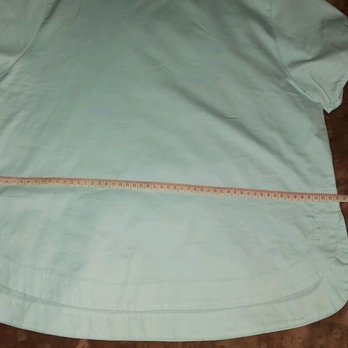 Philosophy blouse medium poplin turquoise like new
