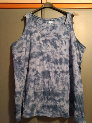 Old Navy plus size tank top XL-XXL tie-dye blue