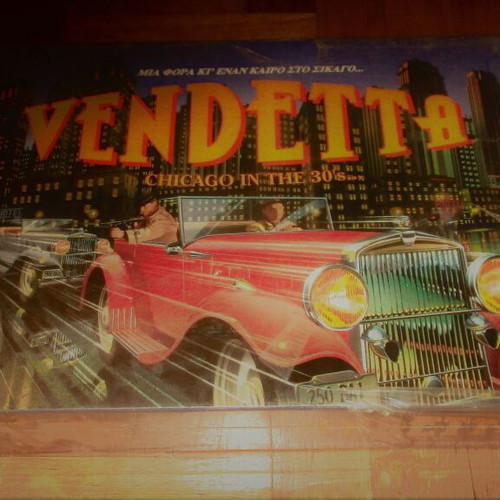 Vendetta board game new from El Greco 80s