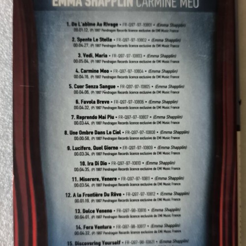 Emma Shapplin + 3 movies & radio songs CD, rock