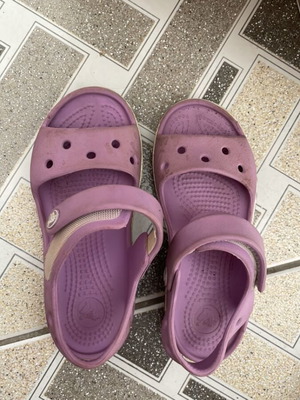 Crocs μωβ μεταχειρισμένα, νούμερο C10 (27-28)