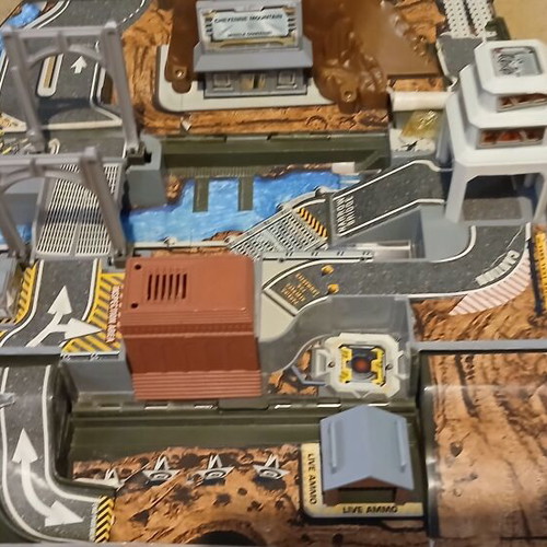 Micro Machines Military Combat Carrier Van playset used