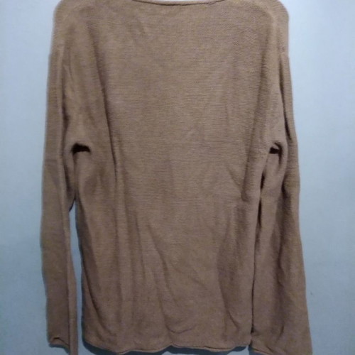 DKNY unisex pullover used, size Large, brown