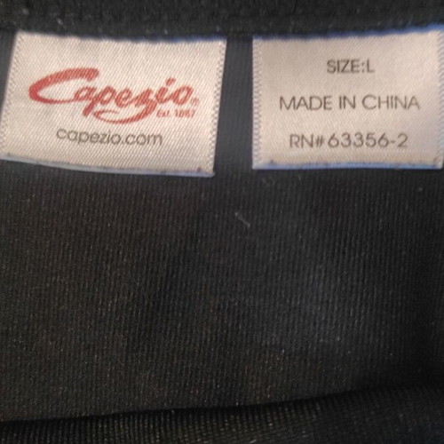 Capezio ballet exam leotard used, black, size large