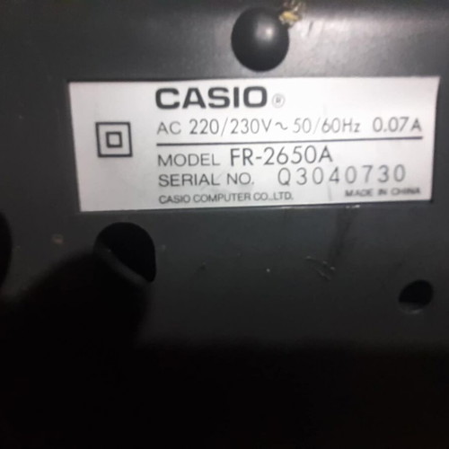 Casio FR-2650A printing calculator new from showcase