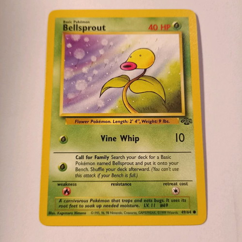 Bellsprout (Jungle 49/64) Pokemon Card μεταχειρισμένο σε άριστη κατάσταση