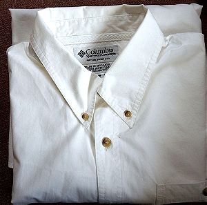 Ανδρικό λευκό πουκάμισο Columbia