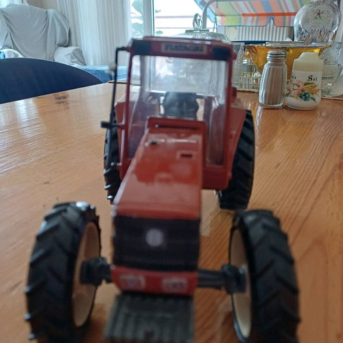 Fiat Winner F130 tractor collectible die-cast model used with trailer