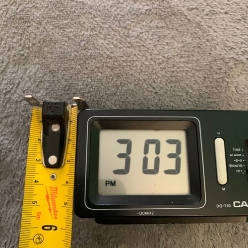 Casio DQ-710 digital desk clock, made in Japan