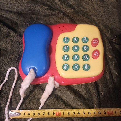 Children's phone used with sounds and speech