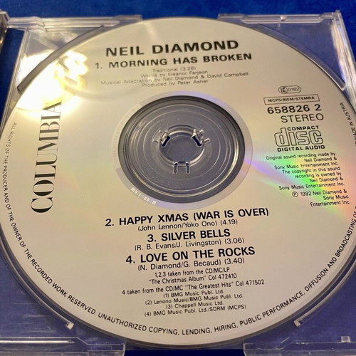 Neil Diamond Morning Has Broken CD single like new