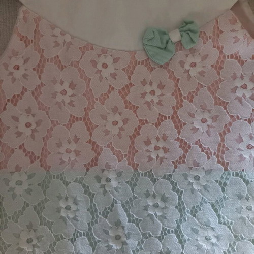 Dress for girl 4-5 years like new, white