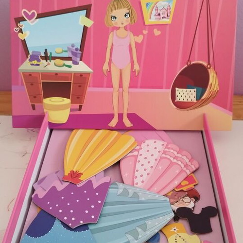 Various puzzles used, educational toys
