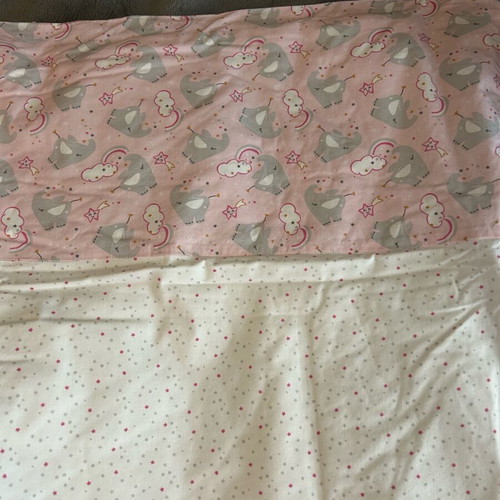 Orchestra baby bedding set pink with elephants and stars new