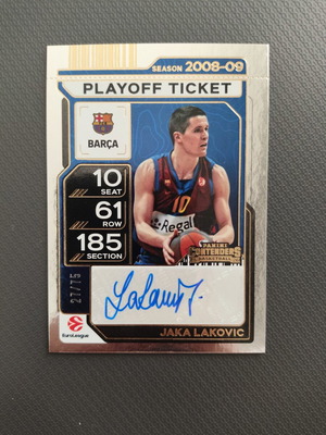 Jaka Lakovic 25-26 Euroleague Contenders αυτόγραφο /75 κάρτα μπάσκετ