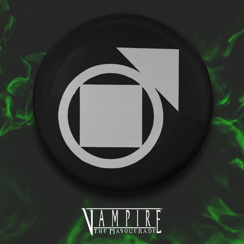 Vampire The Masquerade pin set new, 8 different 3.2cm badges