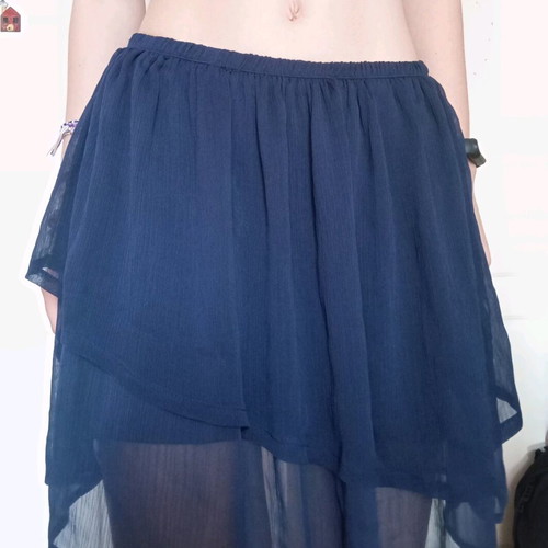 Blue skirt like new, worn, size S/36/8