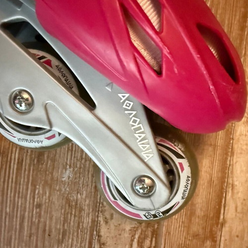 Athlopaidia Kids Roller Skates Set Size 35-38 with Helmet and Pads like new