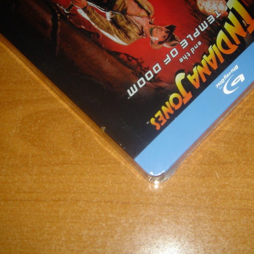 Indiana Jones και ο Ναός του Χαμένου Θησαυρού Blu-Ray steelbook καινούργιο, αγγλική έκδοση