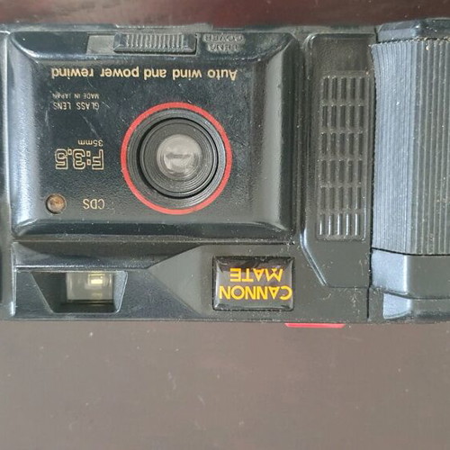 Vintage camera used