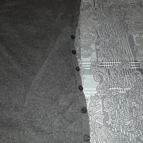 Alexander McQueen dress used, sleeveless knitted shirt dress gray