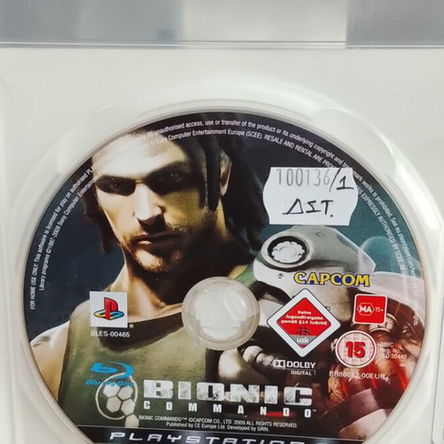 Bionic Commando PS3 game like new