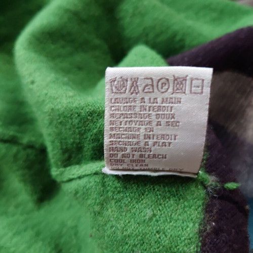 Hartford wool modern men's cardigan used, green size M/L