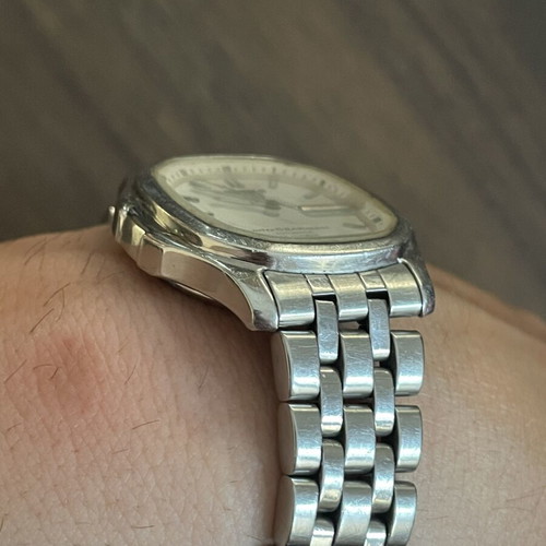 Seiko 5 Superior SKZ035 wristwatch used, automatic, missing bracelet part