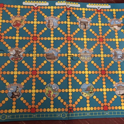 Vintage board game EIRHNH KAI AFOPLISMOS used