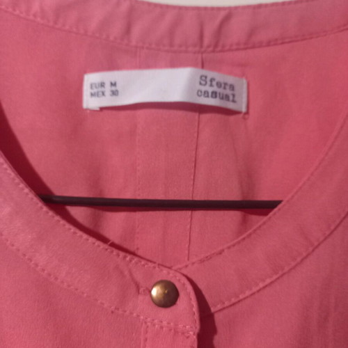 Sfera sleeveless blouse used, red and pink