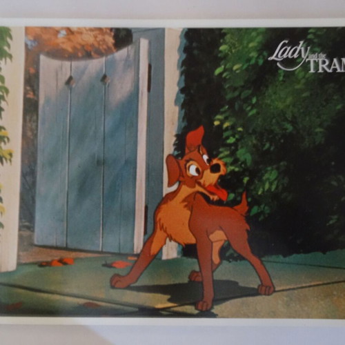 Disney The Lady and the Tramp authentic movie photos set of 6, like new