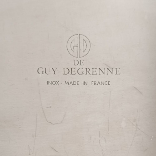 Vintage Guy Degrenne large serving tray stainless steel like new
