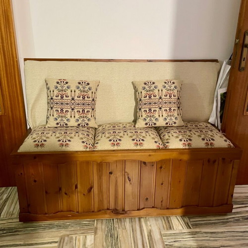 Kanapedaki storage bench like new, convenient size 120x42x85