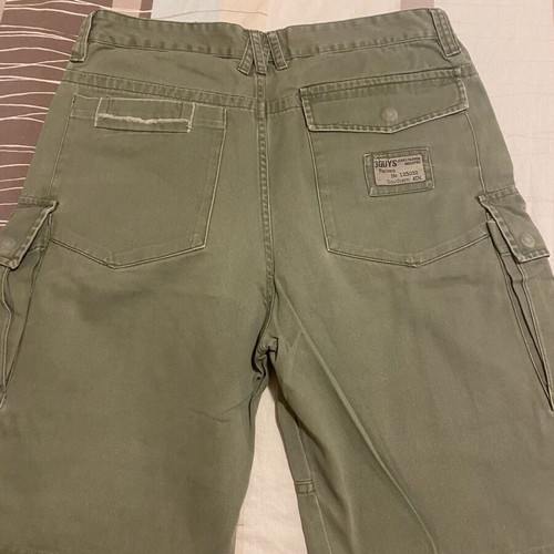 3Guys Khaki Men's Bermuda Shorts like new, denim fabric, XL