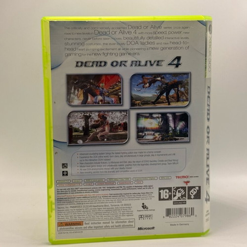 Dead or Alive 4 Xbox 360 used game