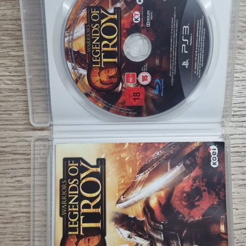 Warriors Legends of Troy PS3 game like new with manual