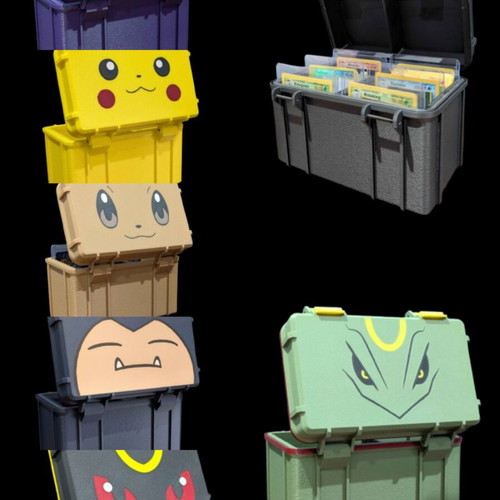 Pokémon Storage Box for Top Loaders, Holds Up to 50 Sleeves