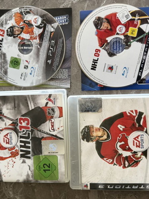 NHL 13 και NHL 09 για PlayStation 3 μεταχειρισμένα Pal εκδόσεις