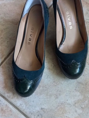 Tsitsivas leather cypress pumps used, size 38
